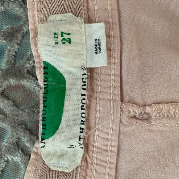 Anthropologie cargo pants light pink - Picture 3 of 6